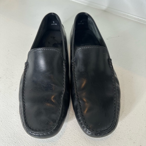 Tod’s Men’s Size 8 (Fits Men's 9.5) Black Leather Driving Loafers Made in Italy - Picture 3 of 10